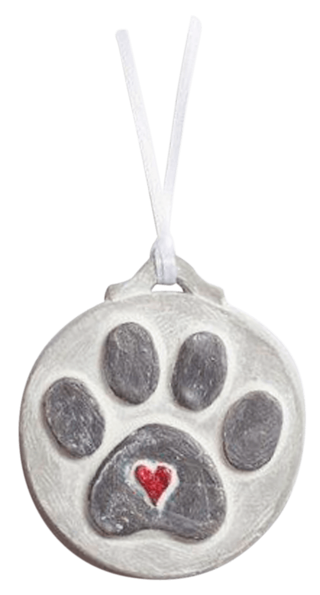 Paw Print Ornament