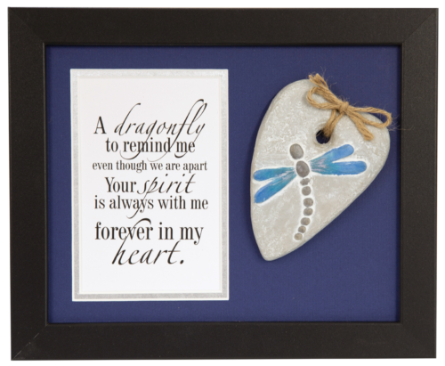 Dragonfly Heart Framed