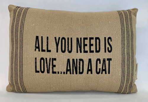 Pillow Love & a Cat