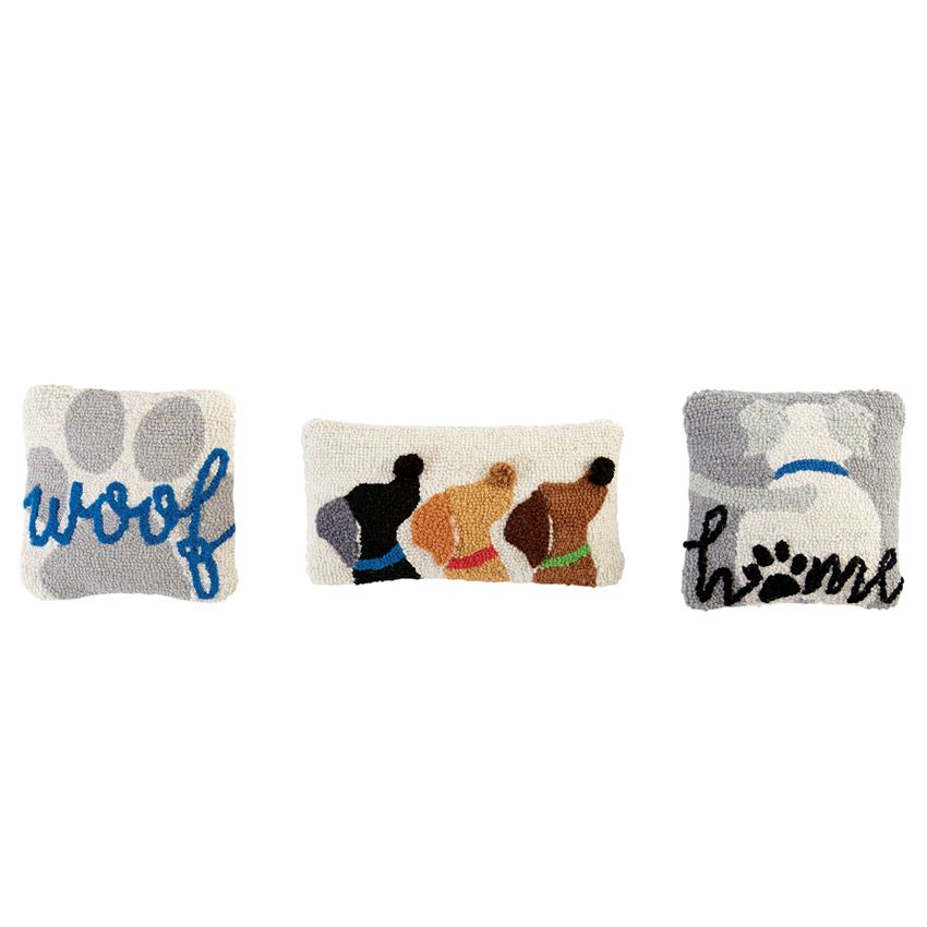 pillows mini hook dogs Pillow -Mini Hook Woof