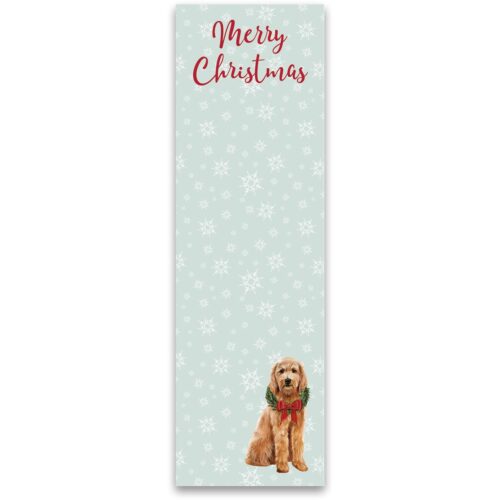 Notepad -Merry Christmas Goldendoodle