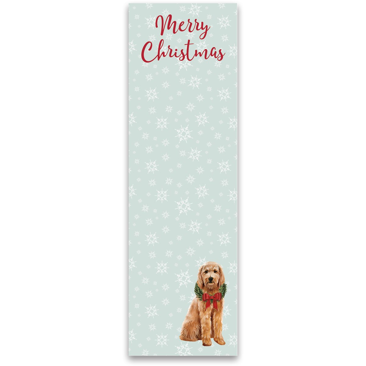 Notepad -Merry Christmas Goldendoodle