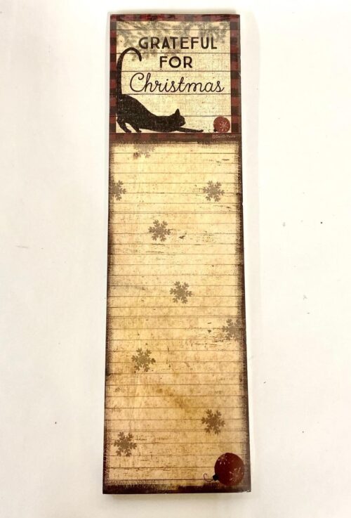 Notepad -Grateful for Christmas