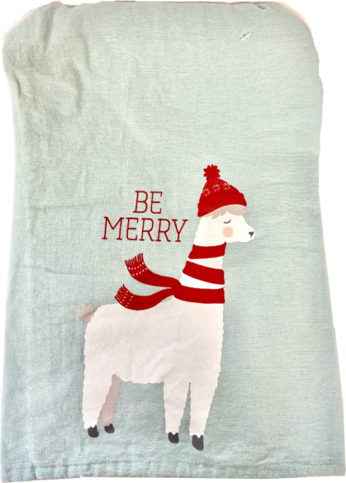 Towel -Be Merry Llama