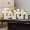 Wooden Block -Faith