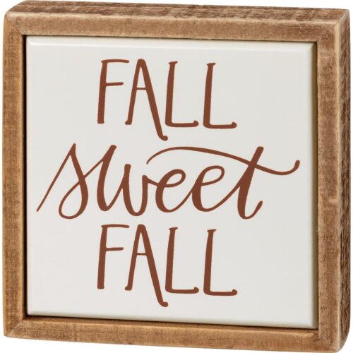 Box Sign Mini -Fall Sweet Fall