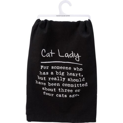 Towel -Cat Lady