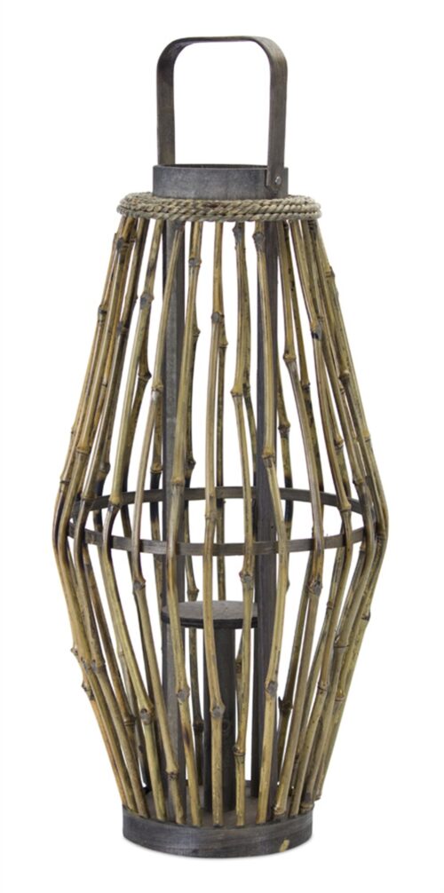 Lantern -Bamboo & Rope