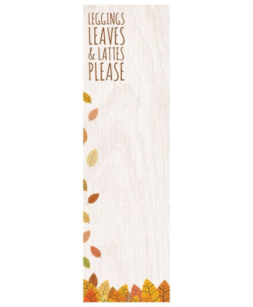 Notepad -Leggings, Leaves, & Lattes Please
