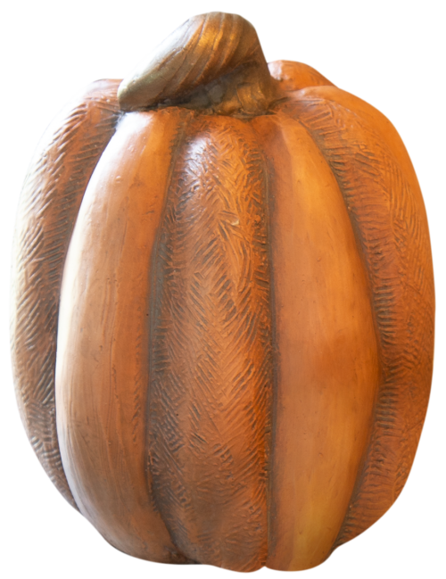 Twisted Stem Pumpkin -Orange