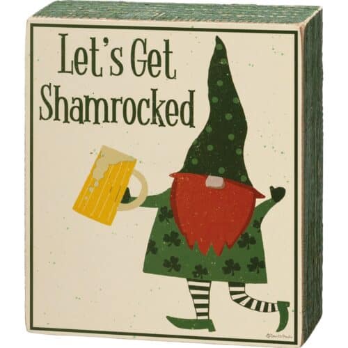 Box Sign -Let’s Get Shamrocked