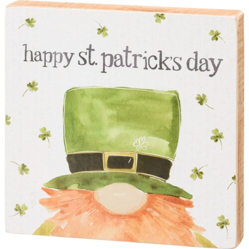 Block Sign St Patricks