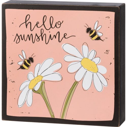 Box Sign -Hello Sunshine