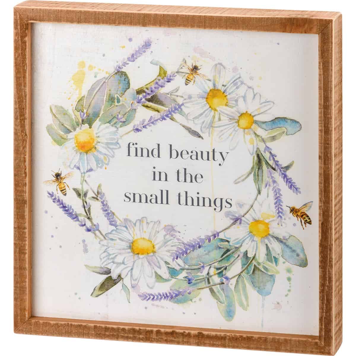 Inset Box Sign Small Things