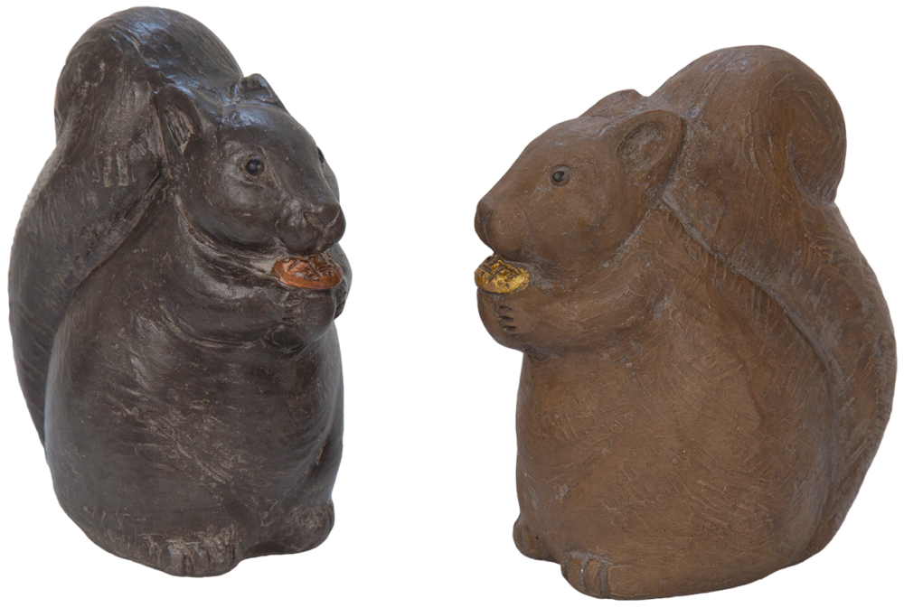 Squirrel Chubby Brown and Black
