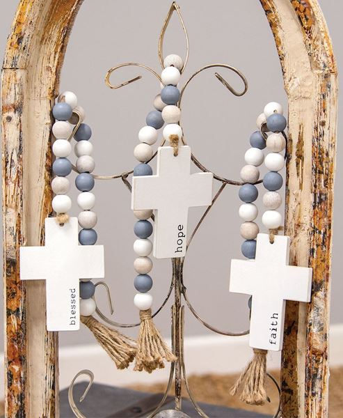 Beaded Hangers With Cross
