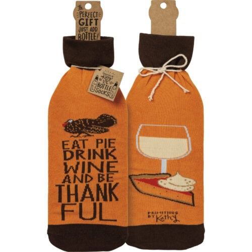 Wine Sock Thankful