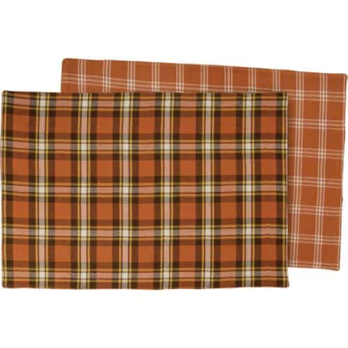 Placemat Fall Plaids