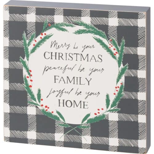 Block Sign -Christmas