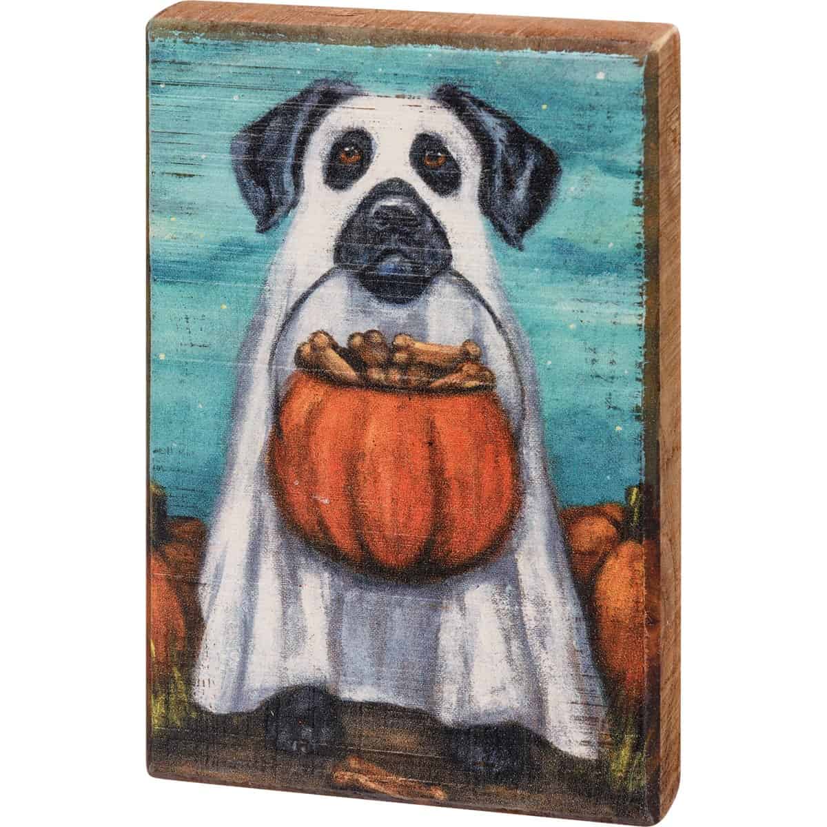 Block Sign Ghost Dog