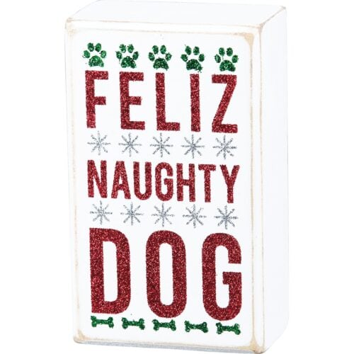 Sign Feliz Dog