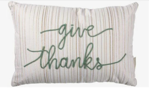Pillow Give Thanks