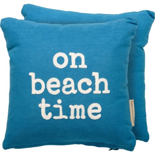 Pillow On Beach Time