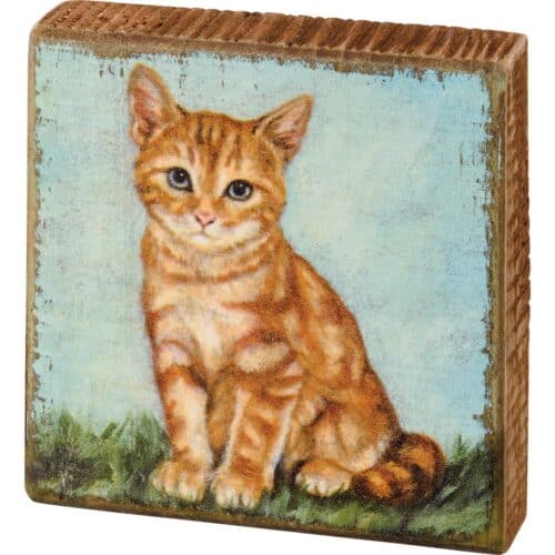 Sign Orange Cat