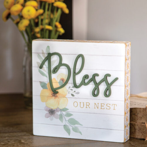 Sign Bless Nest