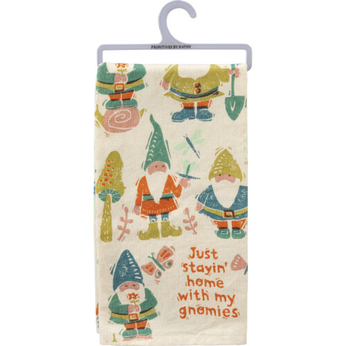 gnome towel home with my gnomies