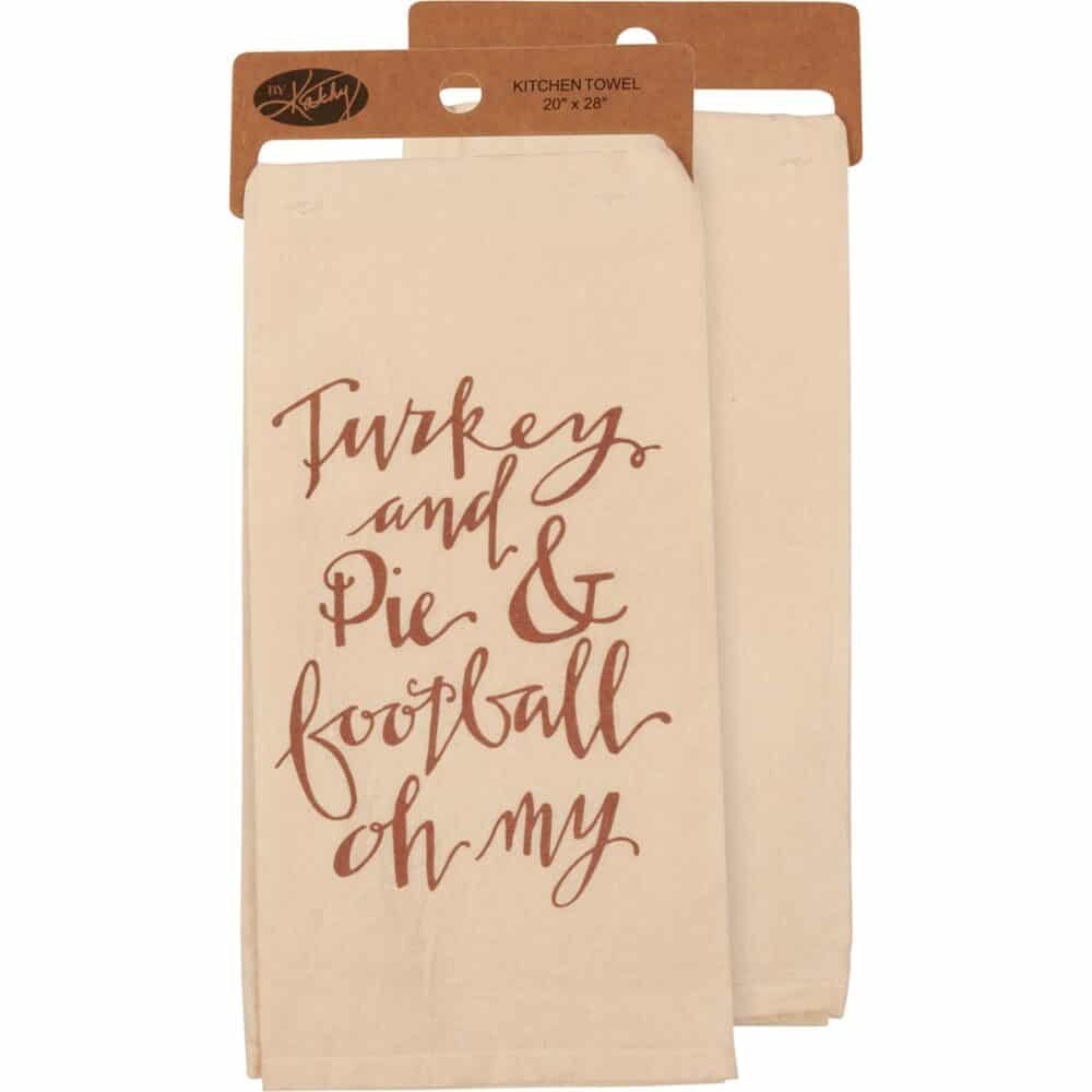 Towel-Turkey and Football