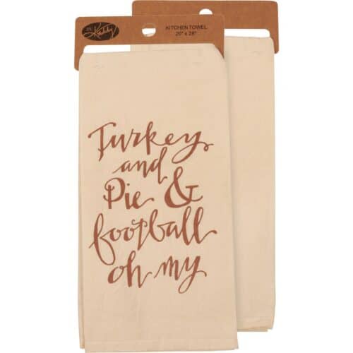Towel-Turkey and Football