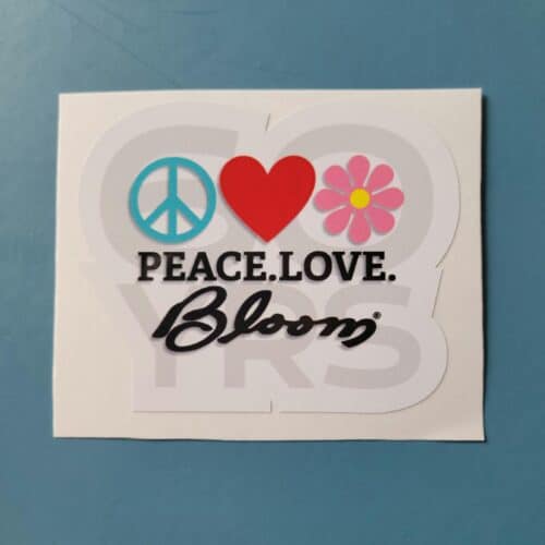 Sticker-Peace Love Bloom