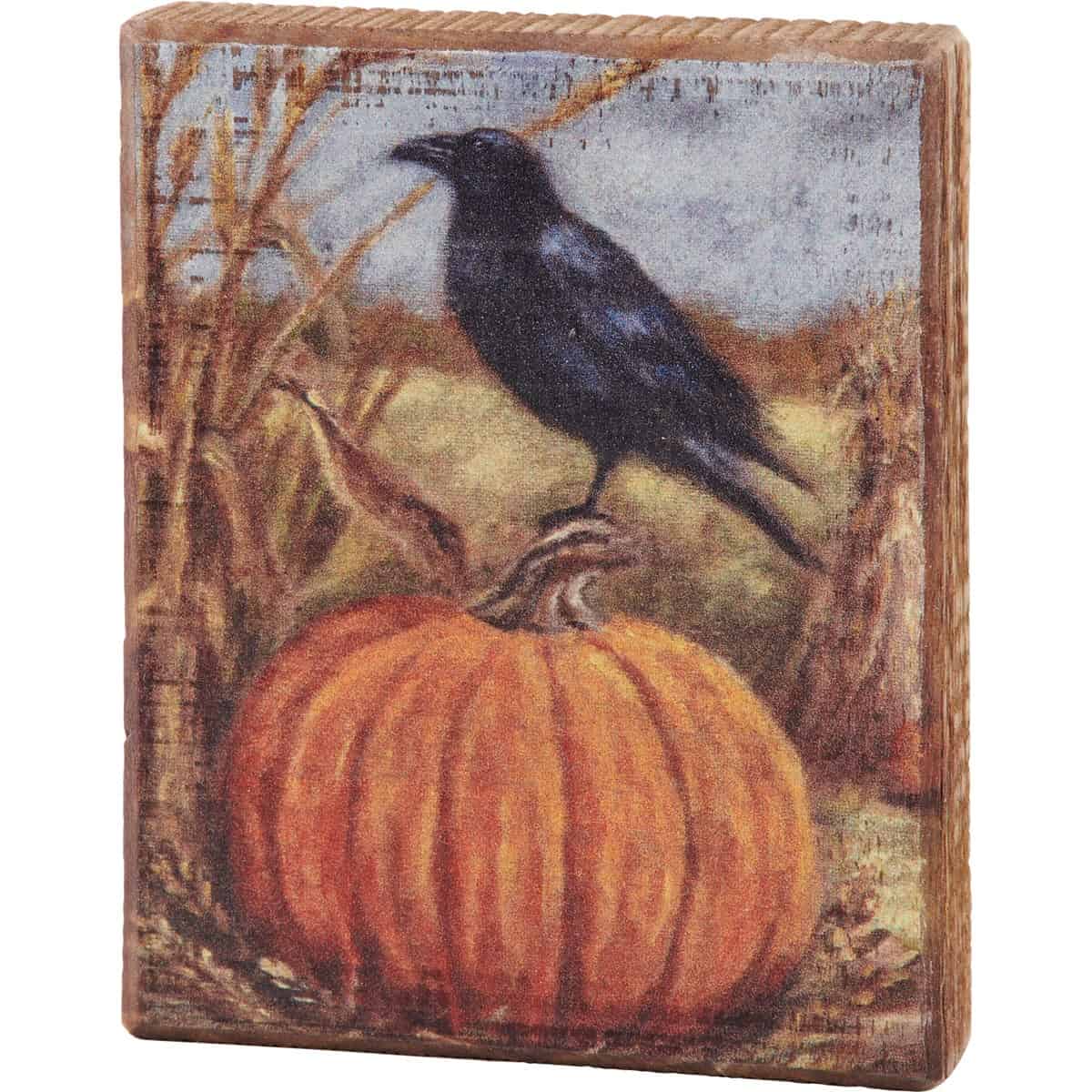 Sign-Raven Pumpkin