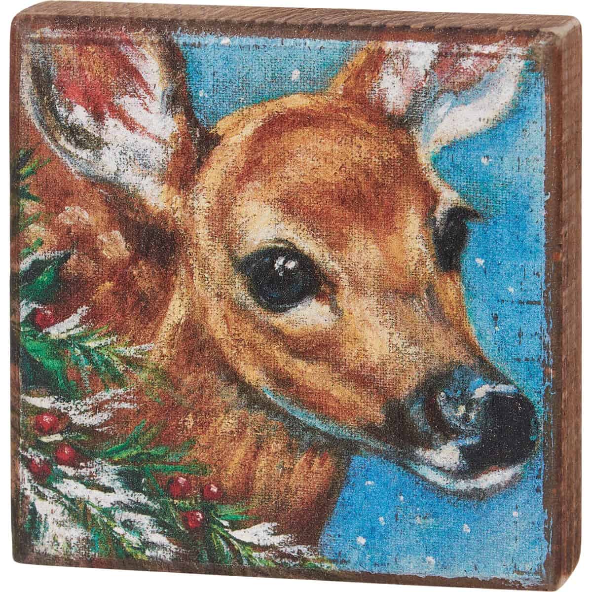 Sign-Winter Deer