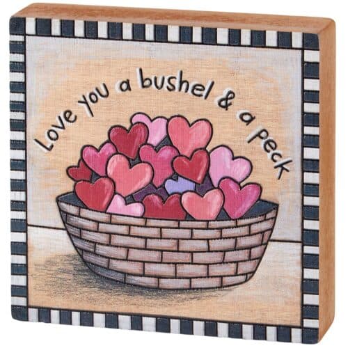 Sign-Bushel Block