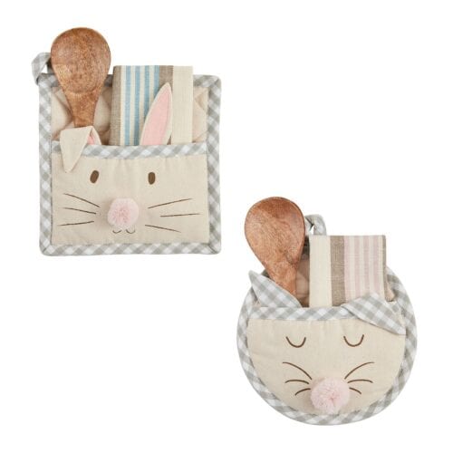 Pot Holder Sets-Bunny