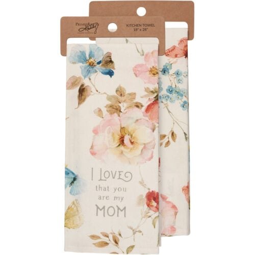 Towel-Mom Pink Rose