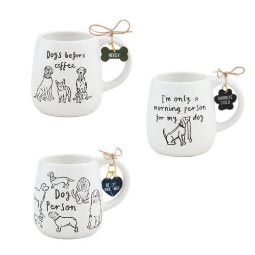 Collar Charm Dog Mugs