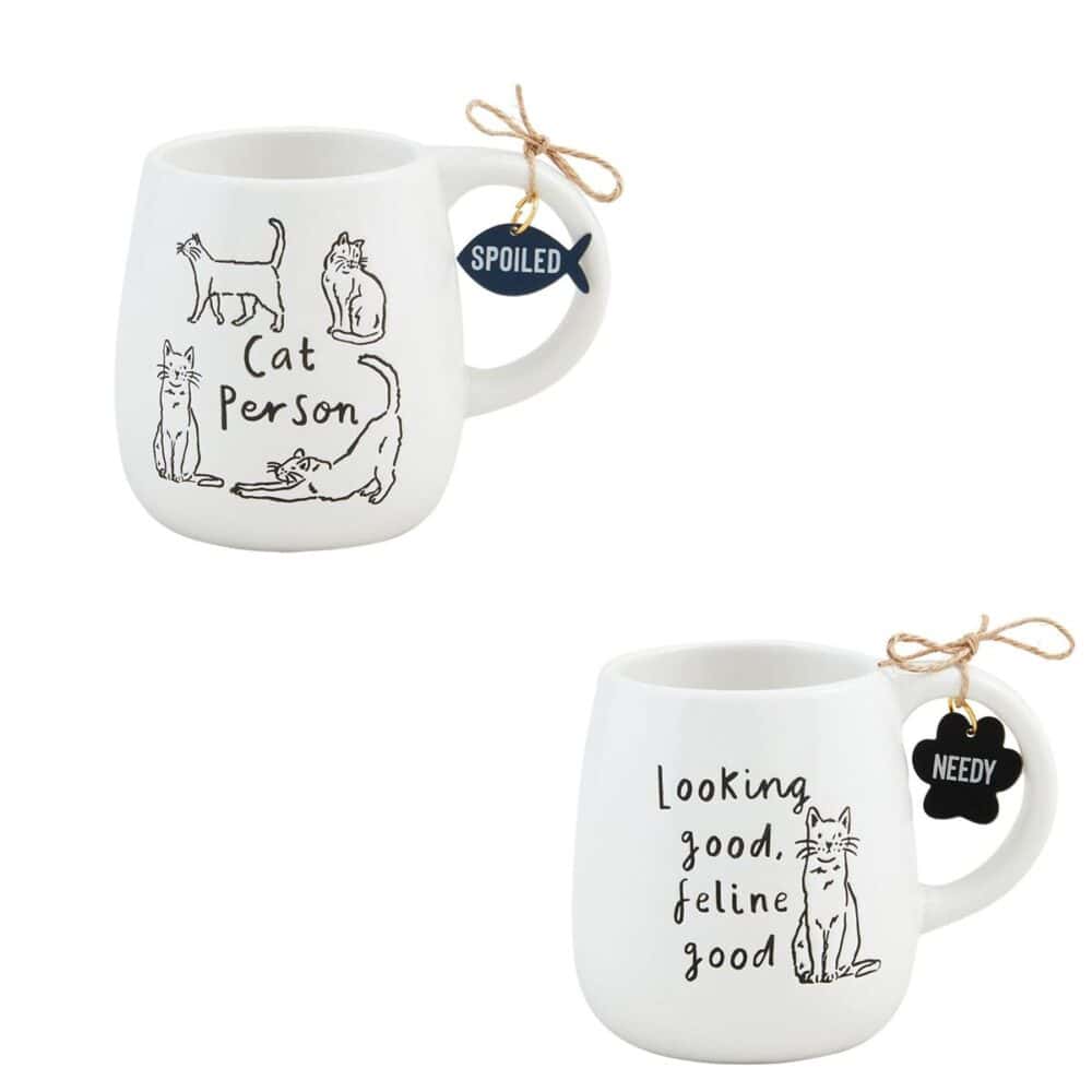 Collar Charm Cat Mugs