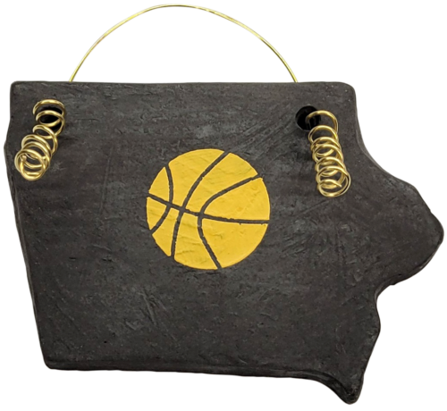 Iowa Basketball Ornament