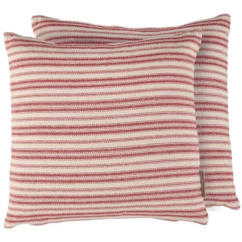 Pillow-Red Stripe