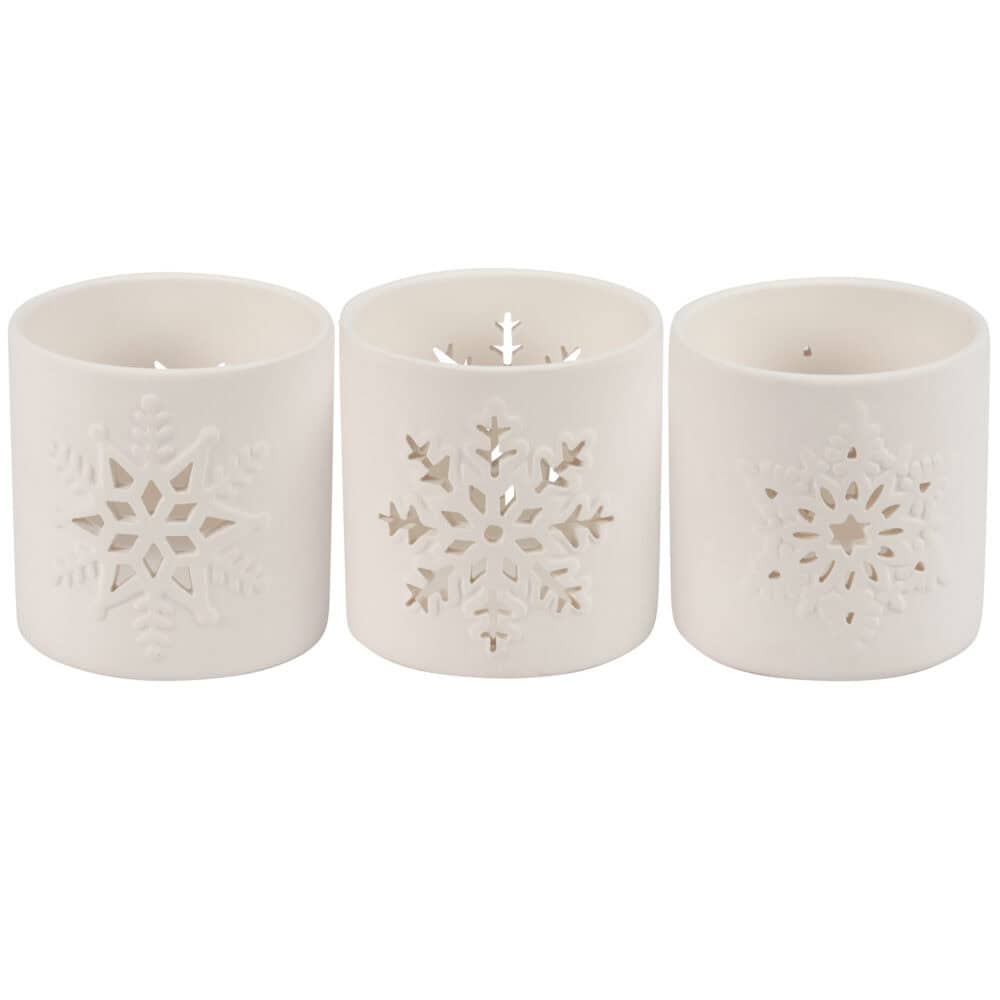 Votive-Snowflake Candleholders
