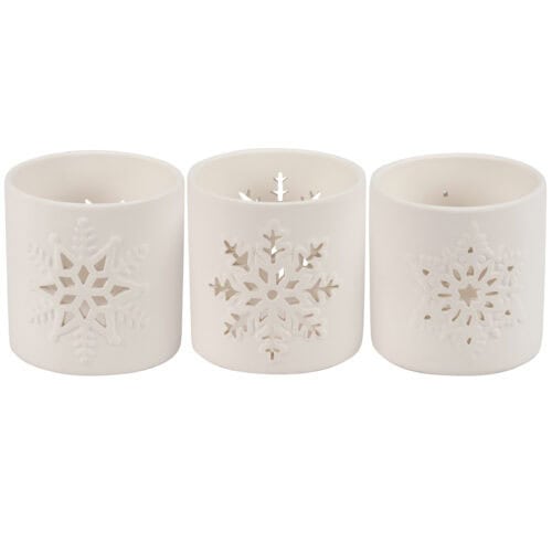 Votive-Snowflake Candleholders