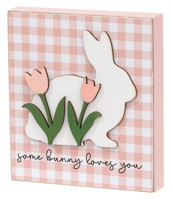Block- Tulip Bunny