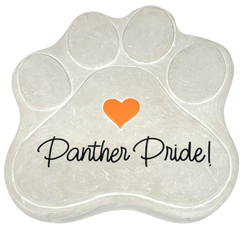 Garden Stone Panther Paw Print