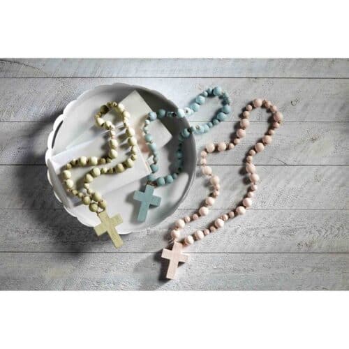Bead Cross- Blue