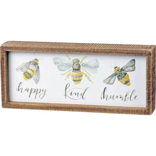 Box Sign- Bee Humble