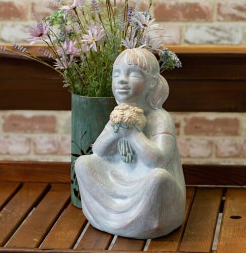 Unique Mother's Day Gifts girl with flowers