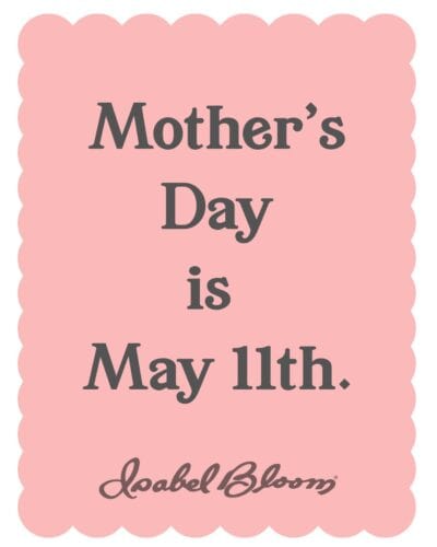 Mother's Day gifts